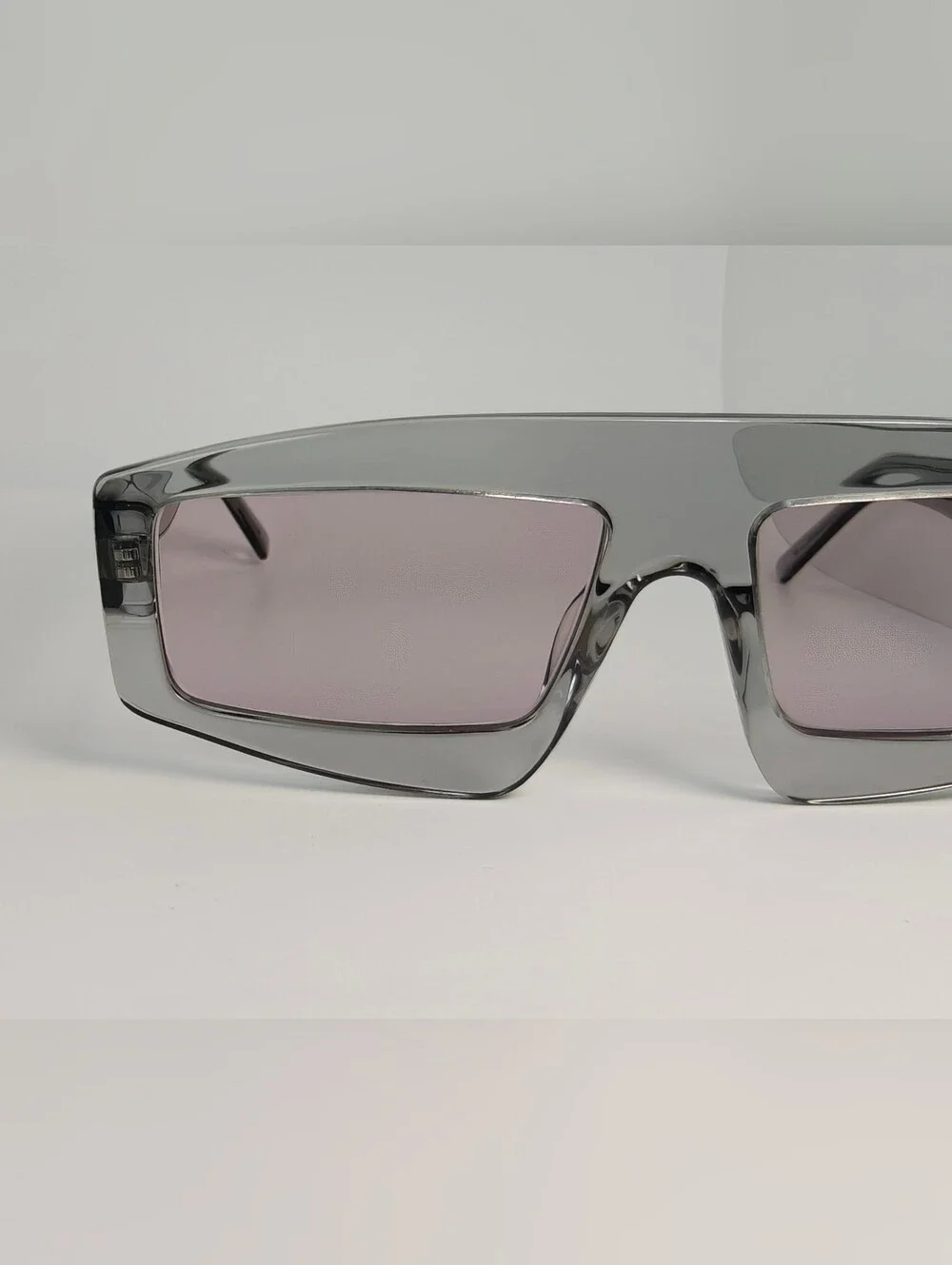 Hanna. Sleek Smoke Color Frame. Unique. 1980s Frame.
